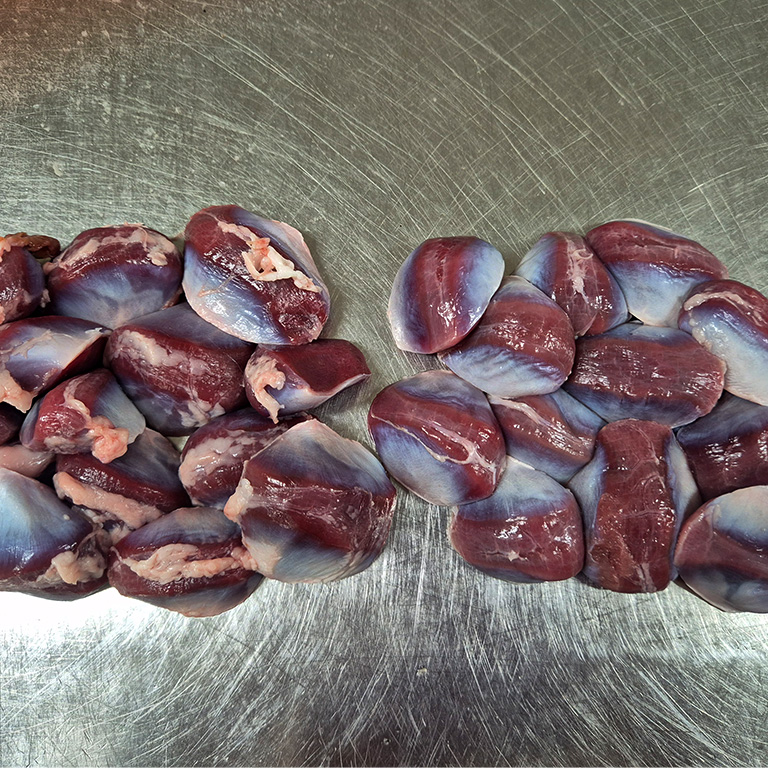 Fat Trimmed of our Duck Giblets